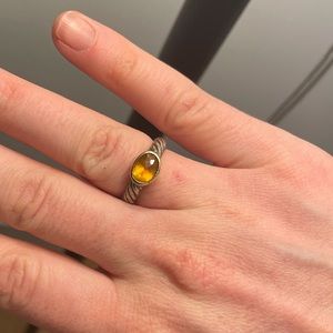 David Yurman Citrine Ring size 7